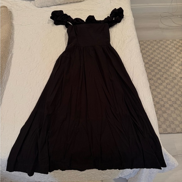 FREE PEOPLE RUFFLE IT UP MIDI DRESS - Picture 4 of 10